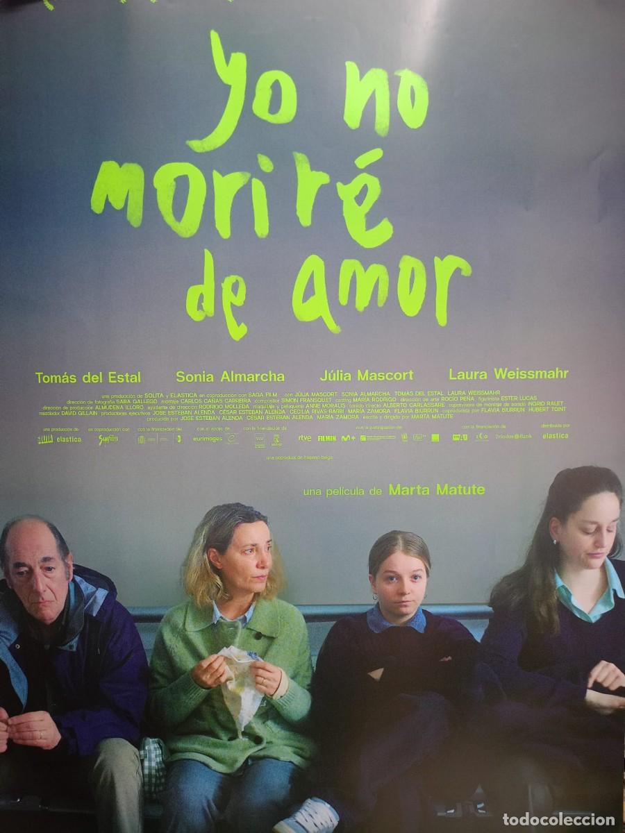 Cine: Yo no morir&eacute; de amor. P&oacute;ster original