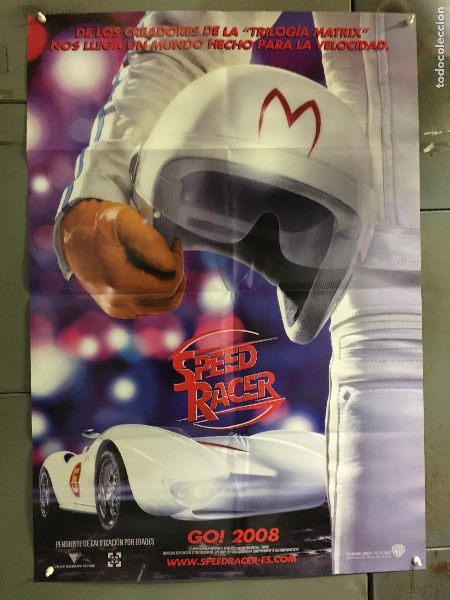 Cinema: AFG08 SPEED RACER WACHOWSKI POSTER ORIGINAL 70X100 ESTRENO h3