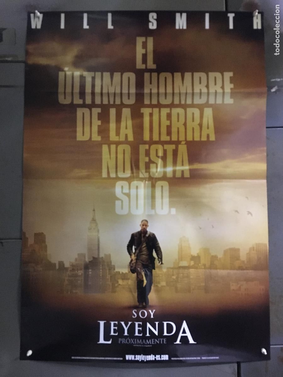 Kino: AFG11 SOY LEYENDA WILL SMITH POSTER ORIGINAL 70X100 ESTRENO AVANCE h3