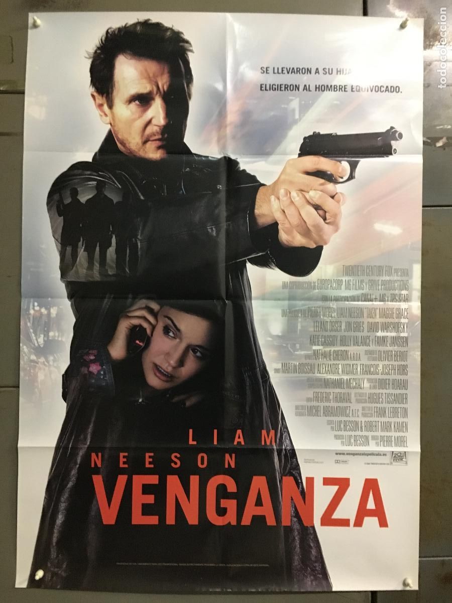 Cinema: AFG18 VENGANZA LIAM NEESON FAMKE JANSSEN POSTER ORIGINAL 70X100 ESTRENO h1