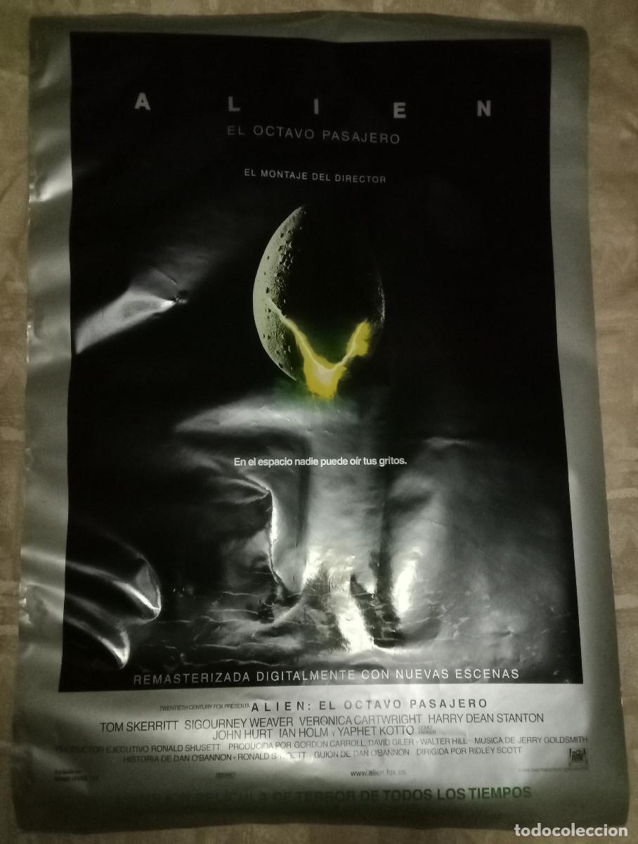 Cine: Cartel Original de Cine - Alien, El Octavo Pasajero - Formato Extra Grande.