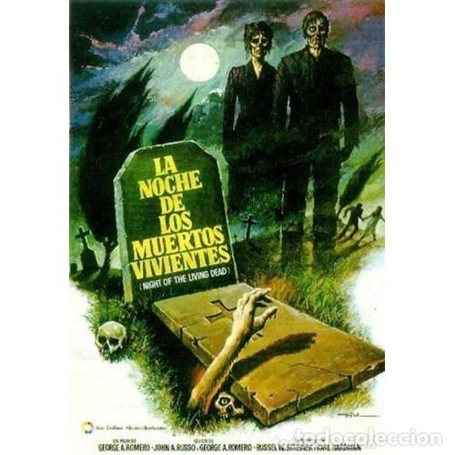 Cine: La noche de los muertos vivientes. P&oacute;ster