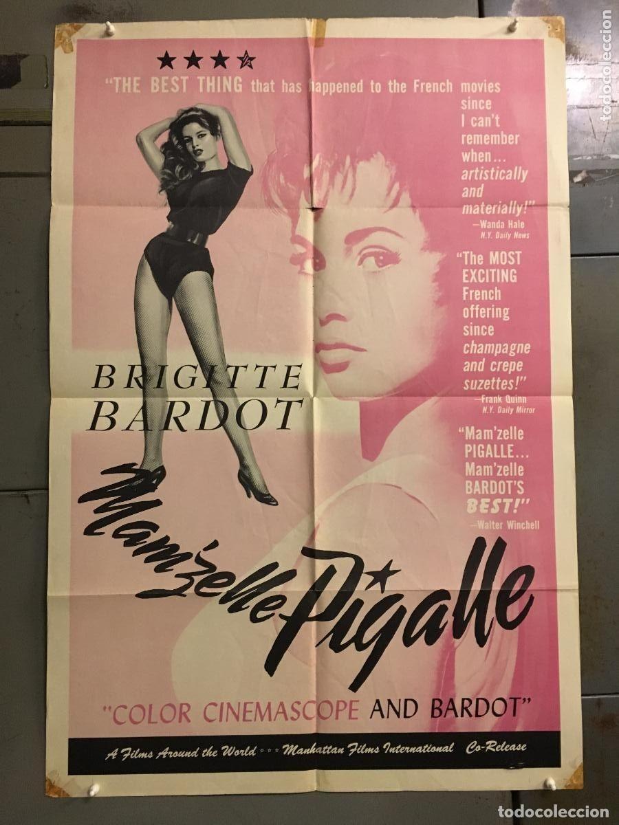 Cine: PJE 0460 ESTA PICARA COLEGIALA BRIGITTE BARDOT POSTER ORIGINAL USA 70X105