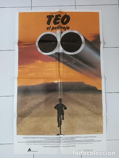 Cine: VKD 2230 TEO EL PELIRROJO ALVARO DE LUNA M.L. SAN JOSE J. DIEGO BOTTO POSTER ORIGINAL 61X99 ESTRENO