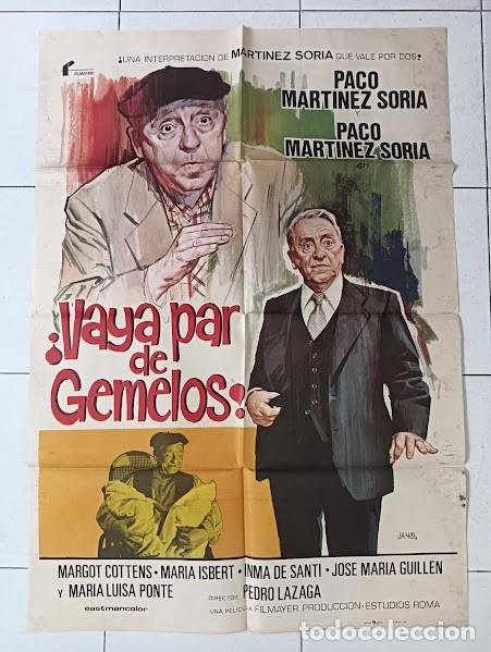Cinema: VKD 2234 VAYA PAR DE GEMELOS PACO MARTINEZ SORIA POSTER ORIGINAL 70X100 ESTRENO