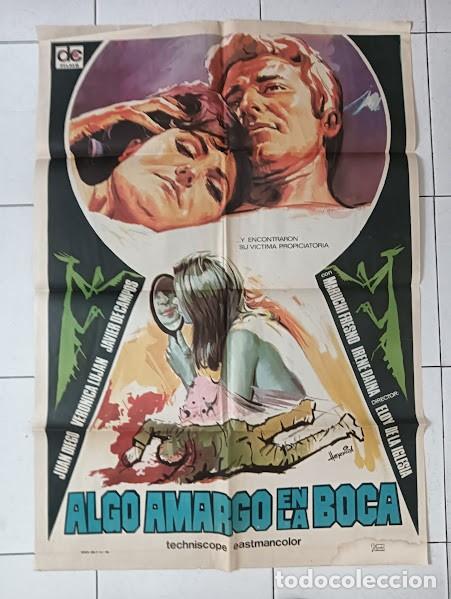 Cinema: VKD 2239 ALGO AMARGO EN LA BOCA ELOY DE LA IGLESIA HERMIDA POSTER ORIGINAL 70X100 ESTRENO