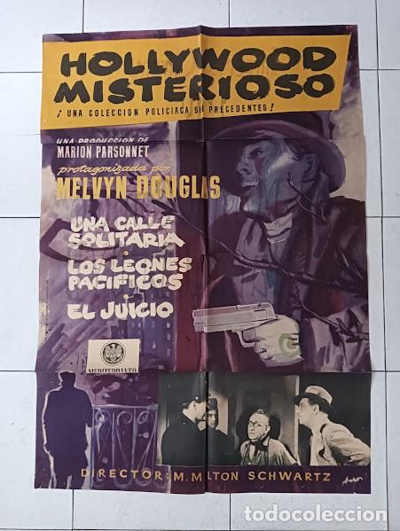 Cinema: SMP 2374 HOLLYWOOD MISTERIOSO MELVYN DOUGLAS ANRO POSTER ORIGINAL 70X100 ESTRENO B