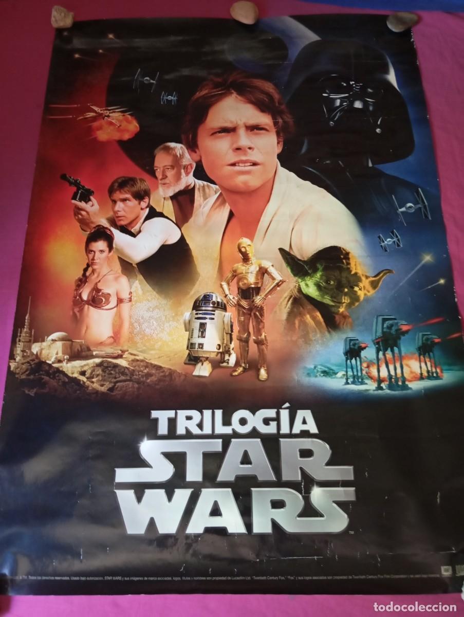 Cine: P&oacute;ster Cartel Trilog&iacute;a Star Wars Lucasfilm 2004