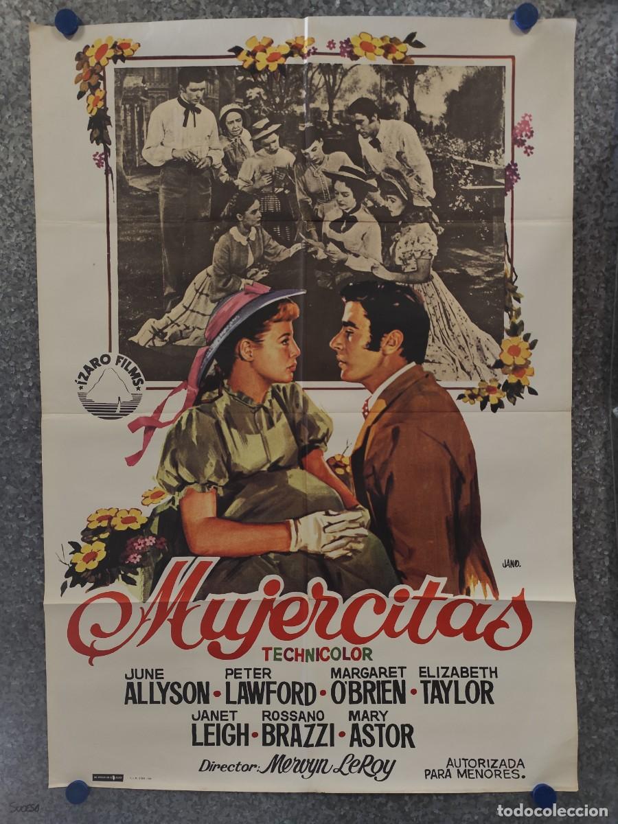 Cine: MUJERCITAS. ELIZABETH TAYLOR, JANET LEIGH, JUNE ALLYSON. A&Ntilde;O 1981. POSTER ORIGINAL
