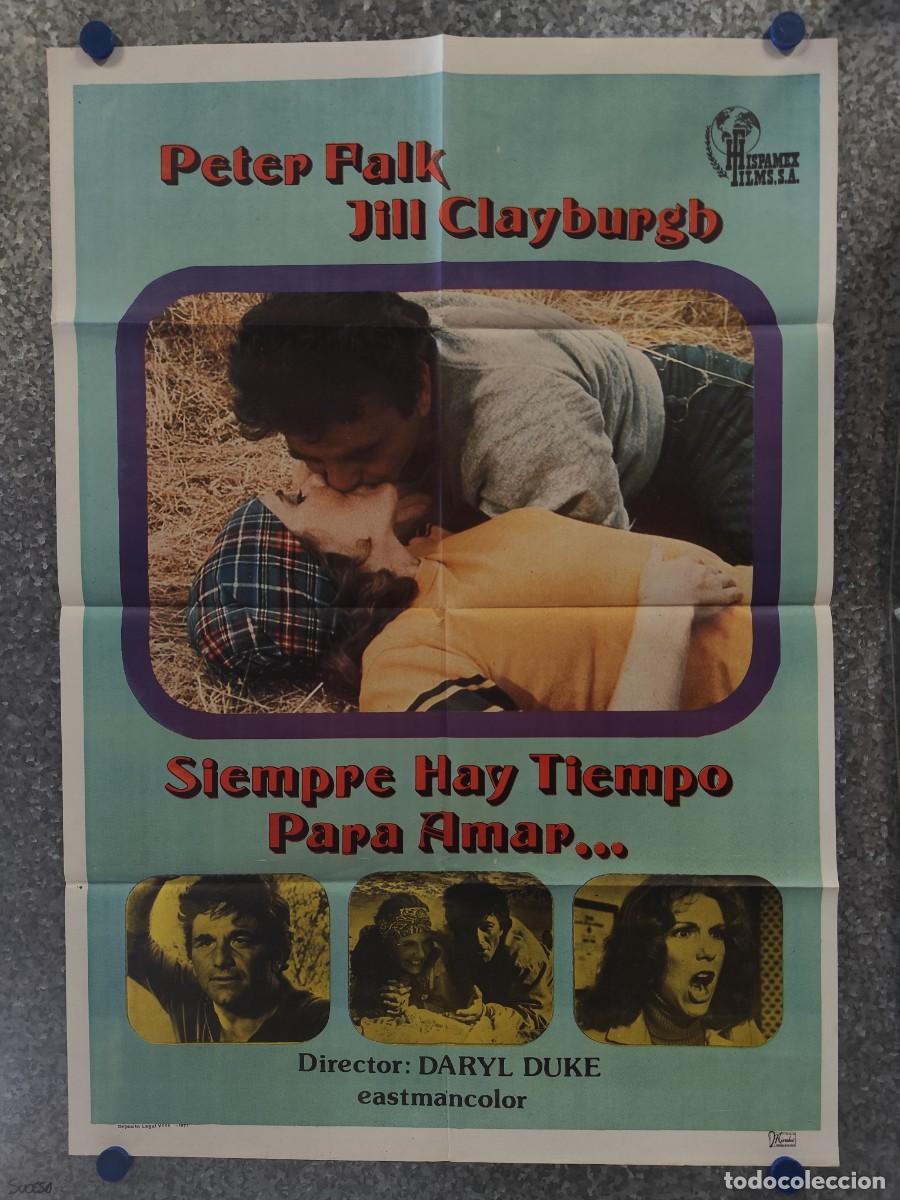 Cinema: Siempre hay tiempo para amar. Peter Falk, Jill Clayburgh. A&Ntilde;O 1977. POSTER ORIGINAL