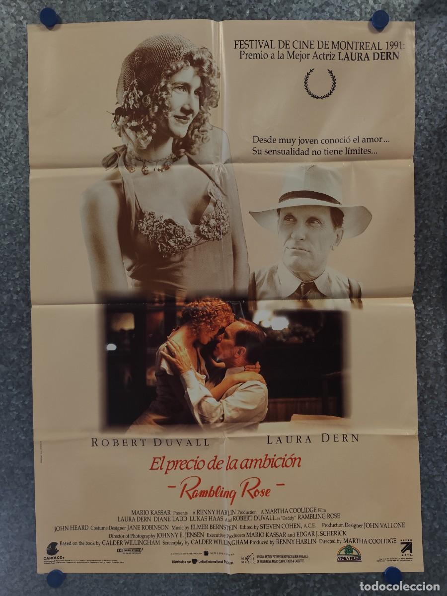Cine: EL PRECIO DE LA AMBICION. LAURA DERN, ROBERT DUVALL. A&Ntilde;O 1991. POSTER ORIGINAL