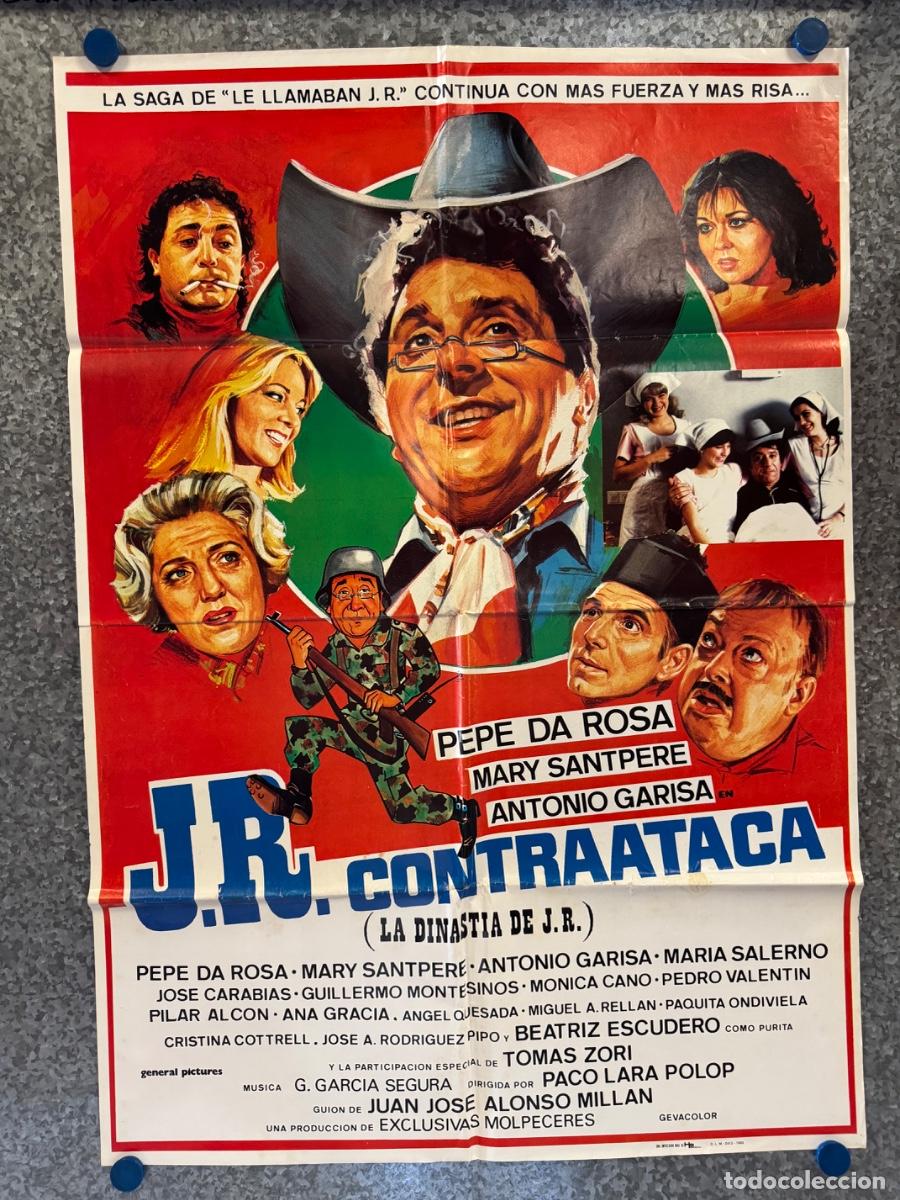 Cine: Jr Contraataca, Pepe Da Rosa, Antonio Garisa, A&ntilde;o 1983, POSTER ORIGINAL