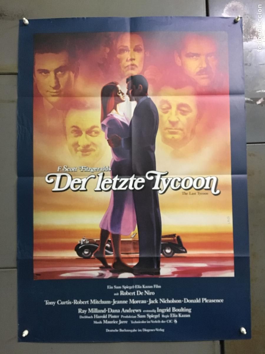 Cine: AFG35 EL ULTIMO MAGNATE ELIA KAZAN ROBERT DE NIRO POSTER ORIGINAL ALEMAN 60X84 h0