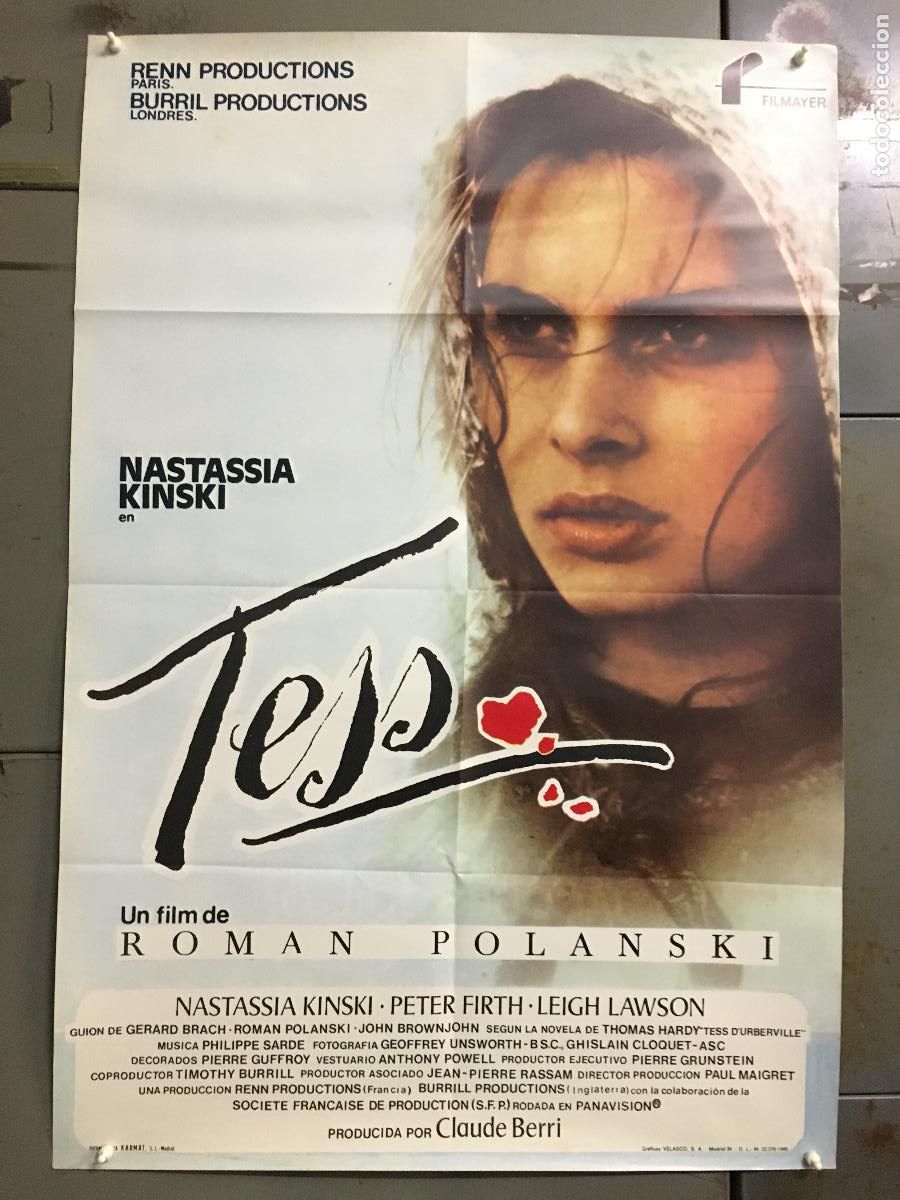 Cine: AEX45 TESS ROMAN POLANSKI NASTASSJA KINSKI POSTER ORIGINAL 70X100 ESTRENO h6