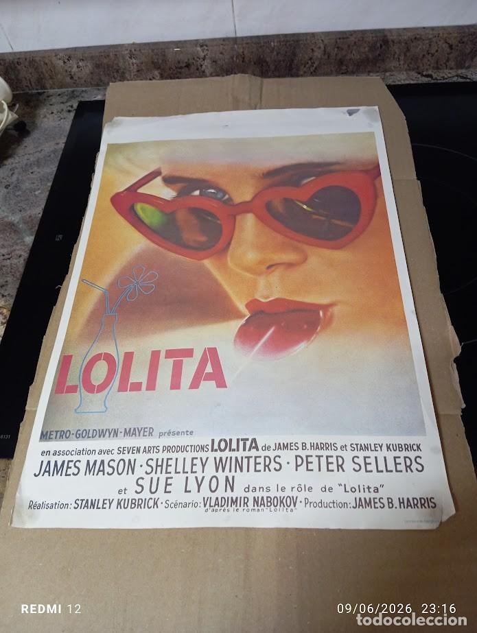 Cinema: CARTEL LOLITA STANLEY KUBRICK- JAMES MASON -SHELLEY WINTERS-PETER SELLERS