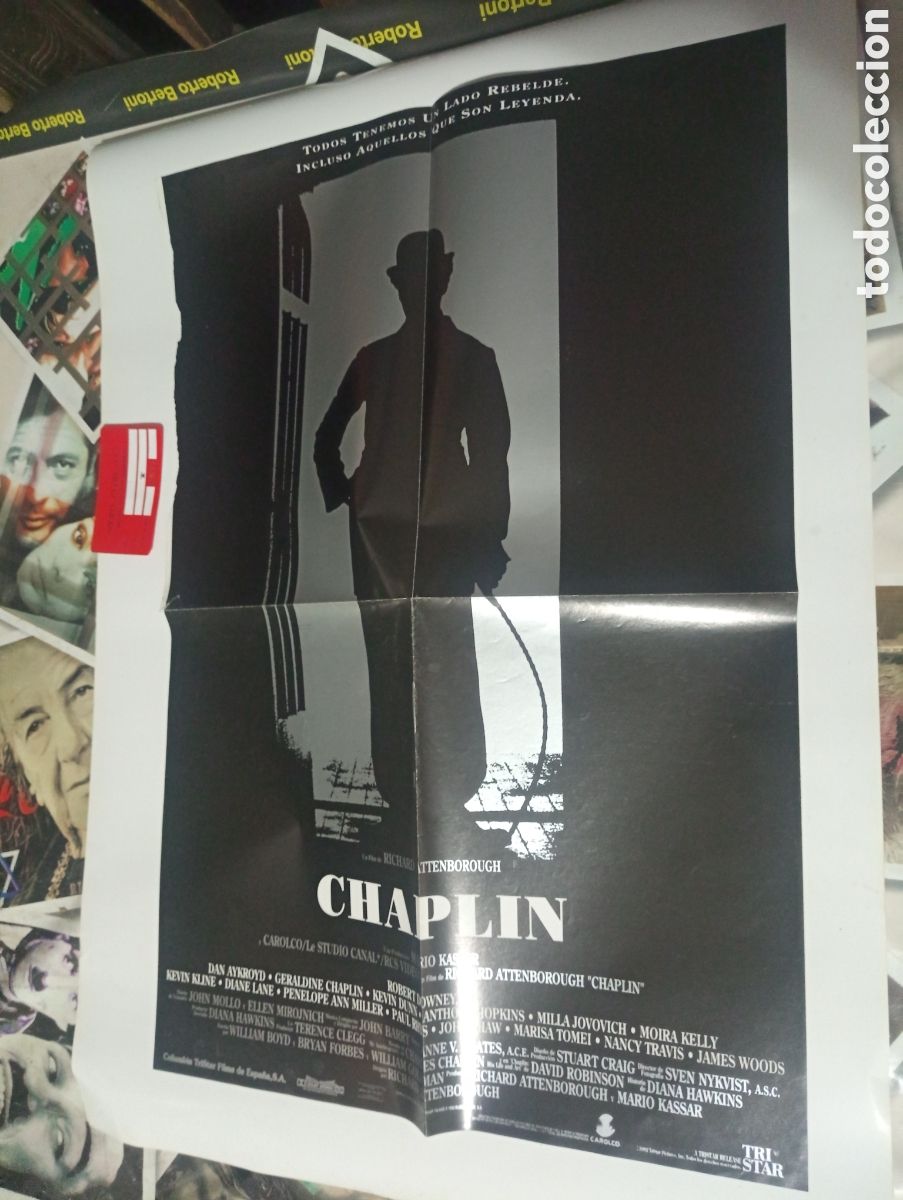 Cinema: Poster pel&iacute;cula video chaplin