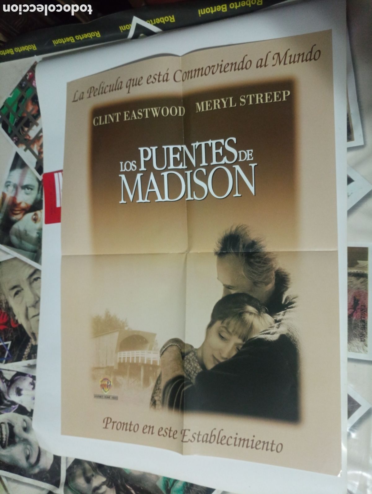 Cinema: Poster pel&iacute;cula video los puentes de Madison