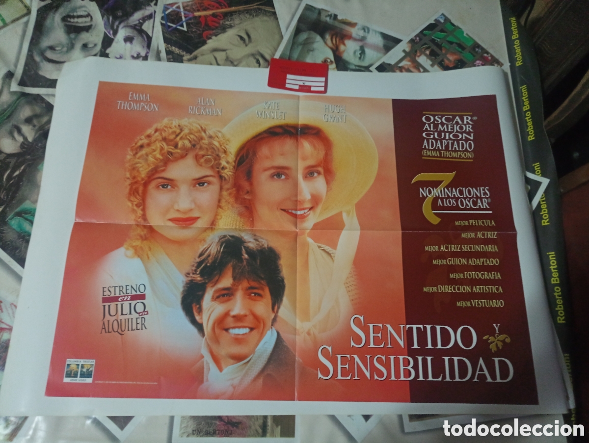 Kino: Poster pel&iacute;cula video sentido y sensibilidad