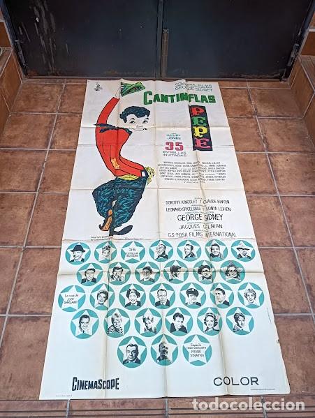Cine: SMP B028 PEPE CANTINFLAS POSTER ORIGINAL 3 hojas ESTRENO 100X205