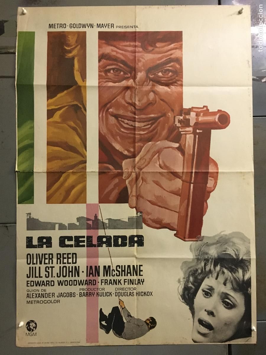 Cin&eacute;ma: AFG70 LA CELADA OLIVER REED JILL ST. JOHN POSTER ORIGINAL 70X100 ESTRENO