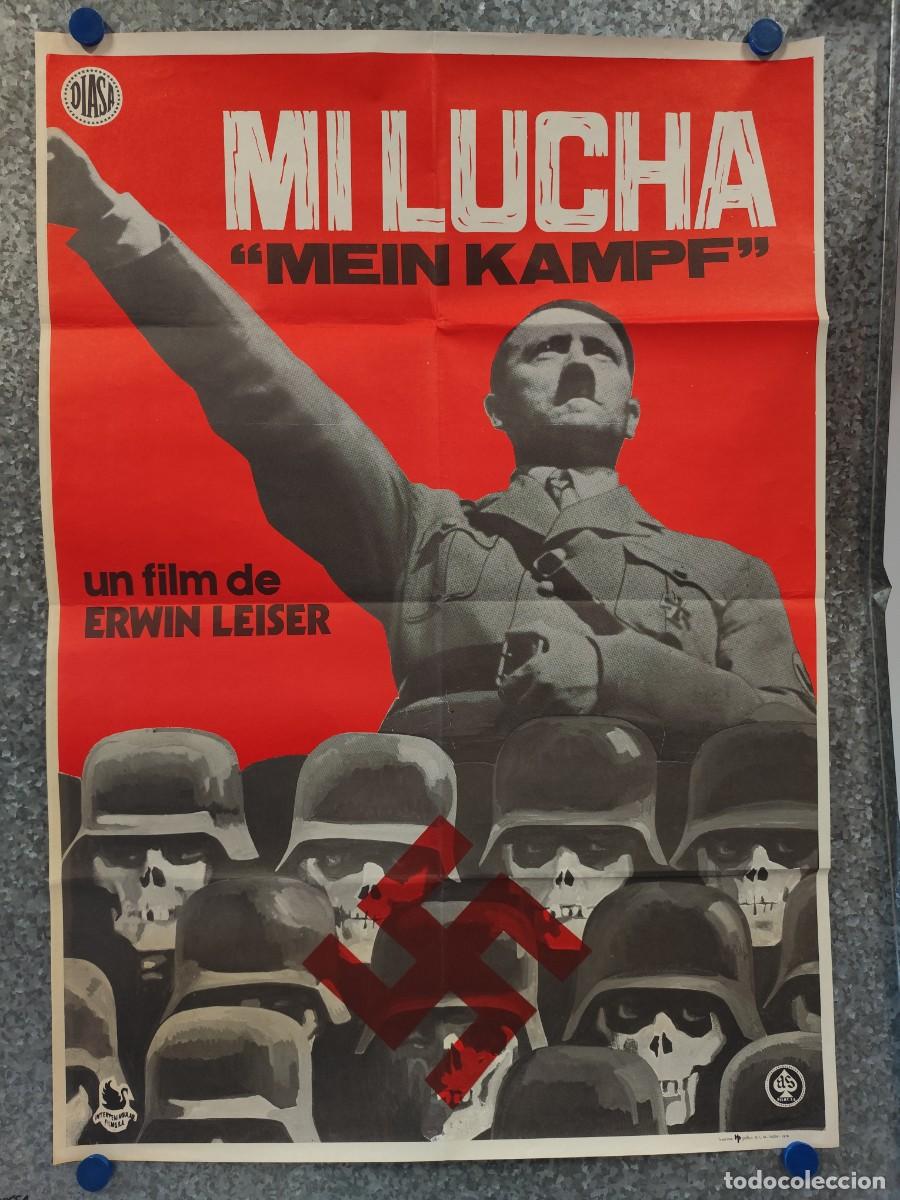 Cine: MI LUCHA, MEIN KAMPF. DIRECTOR ERWIN LEISER, SOBRE HITLER. A&Ntilde;O 1978. POSTER ORIGINAL
