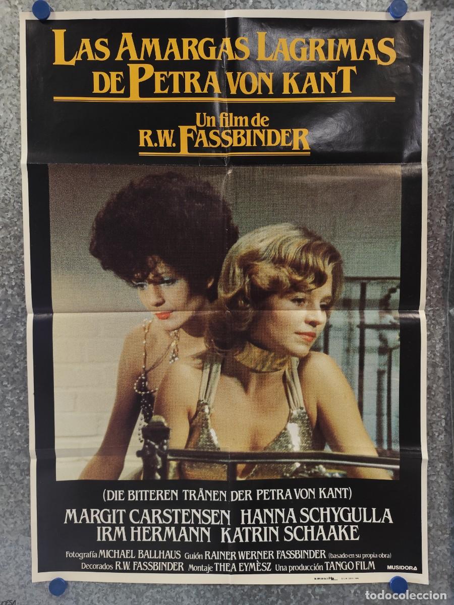 Cine: LAS AMARGAS LAGRIMAS DE PETRA VON KANT. HANNA SCHYGULLA. A&Ntilde;O 1984. POSTER ORIGINAL