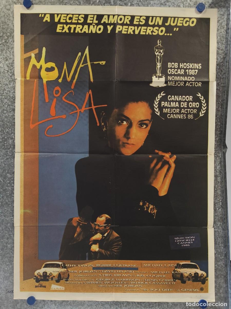 Cine: Mona Lisa. Bob Hoskins, Michael Caine, Cathy Tyson. A&Ntilde;O 1986. POSTER ORIGINAL, 107 X 75 CM.