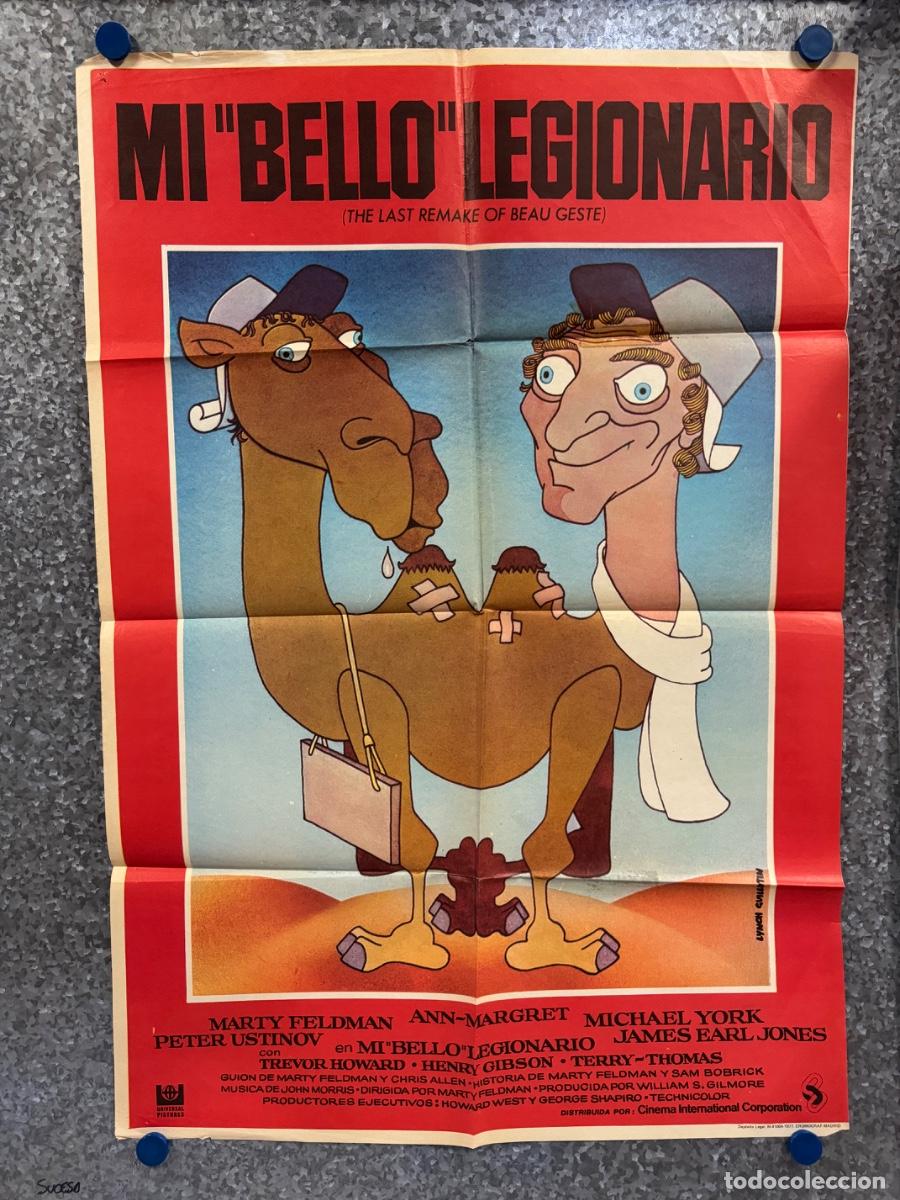 Cine: Mi bello legionario, Marty Feldman, Peter Ustinov, A&ntilde;o 1977, POSTER ORIGINAL