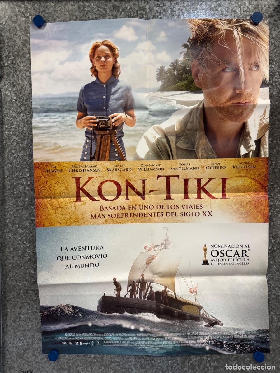 Cine: Kon-Tiki, Pal Hagen, Gustaf Skarsgard, POSTER ORIGINAL