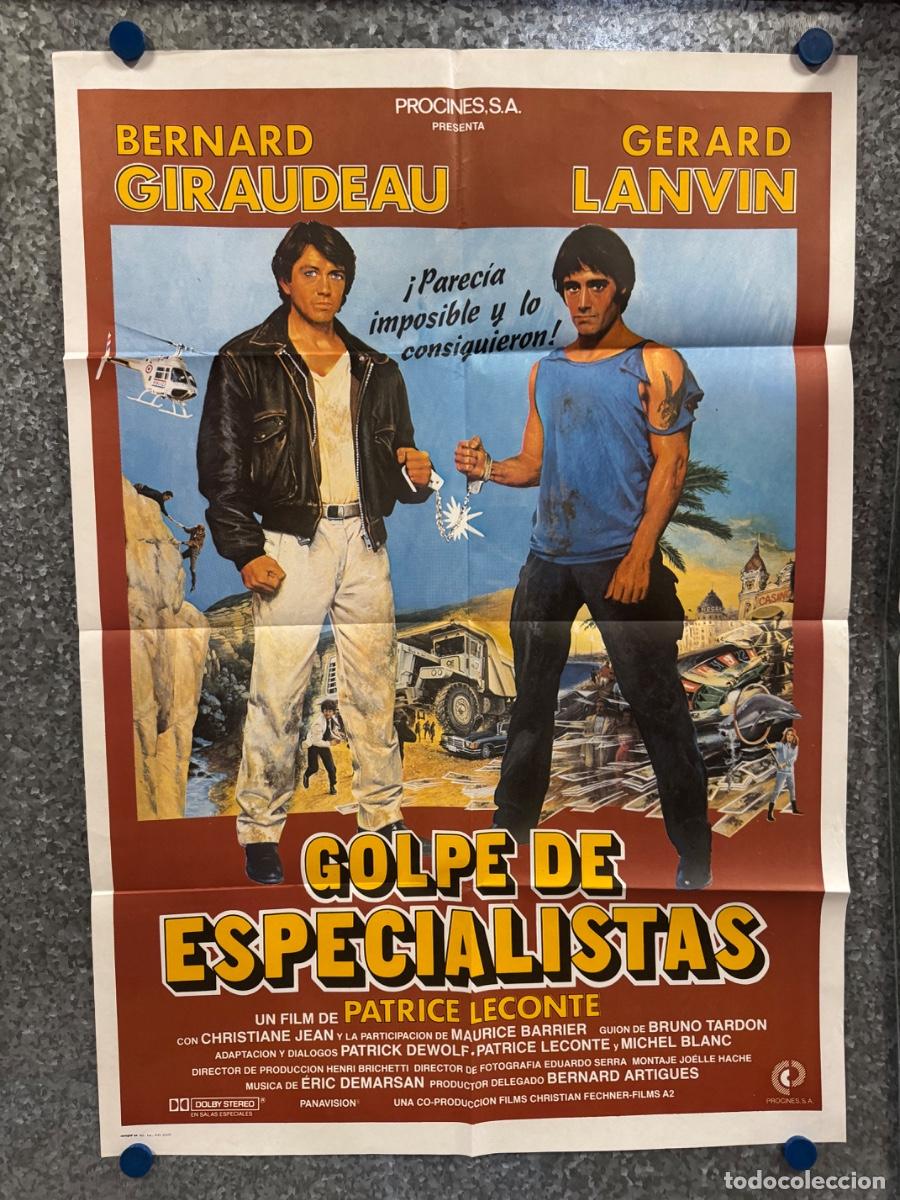 Cine: Golpe de especialistas, Bernard Giraudeau, Gerard Lanvin, A&ntilde;o 1985, POSTER ORIGINAL