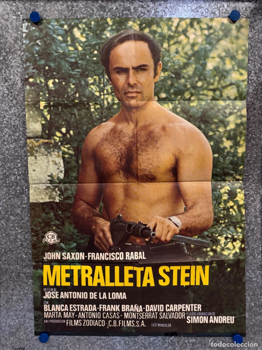 Cine: Metralleta Stein, John Saxon, Francisco Rabal, A&ntilde;o 1974, POSTER ORIGINAL