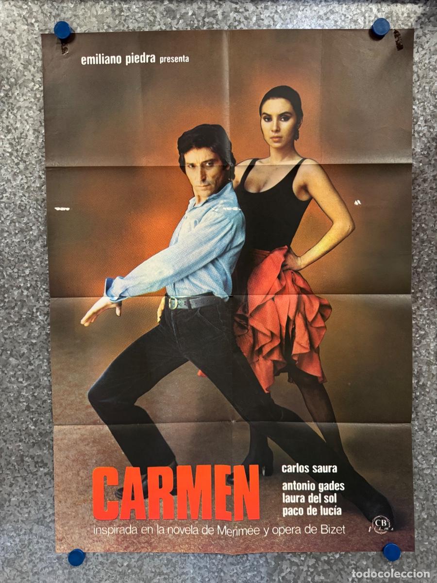 Cine: CARMEN, Carlos Saura, Antonio Gades, POSTER ORIGINAL