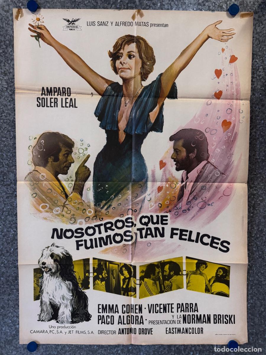 Cine: Nosotros que fuimos tan felices, Amparo Soler, Vicente Parra, POSTER ORIGINAL