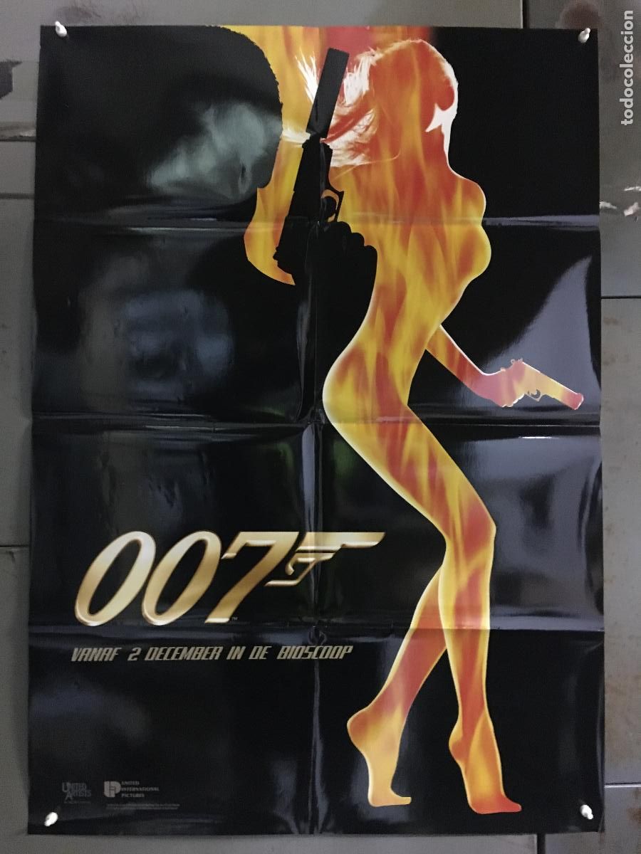 Kino: AFG86 EL MUNDO NUNCA ES SUFICIENTE JAMES BOND 007 PIERCE BROSNAN POSTER ORIGINAL HOLANDES 70X100 h0
