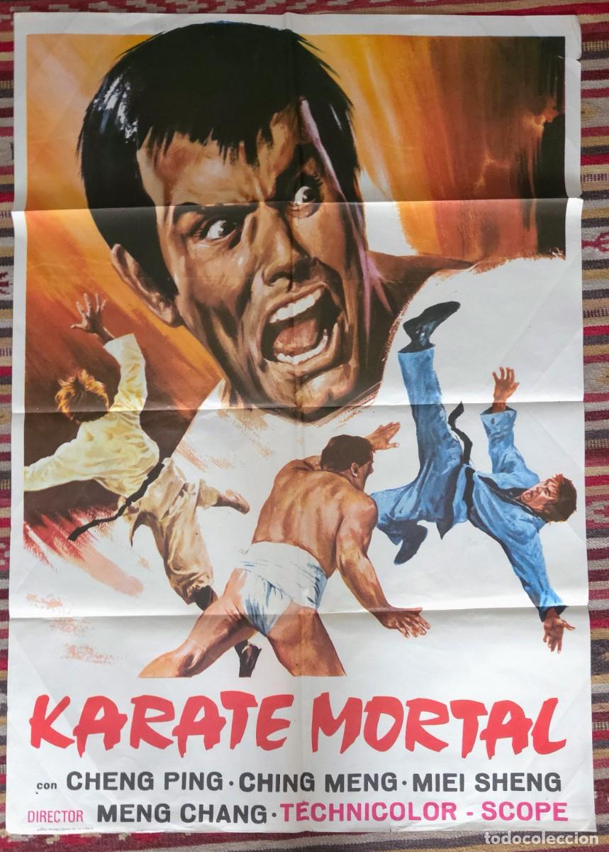Kino: Karate Mortal (1978) Cartel Original Cine Artes Marciales Kung Fu Estado Coleccionista