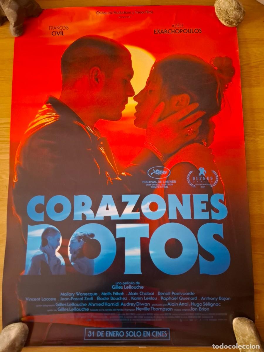 Cine: Corazones rotos - aprox 70x100 Cartel ORIGINAL cine (L133)