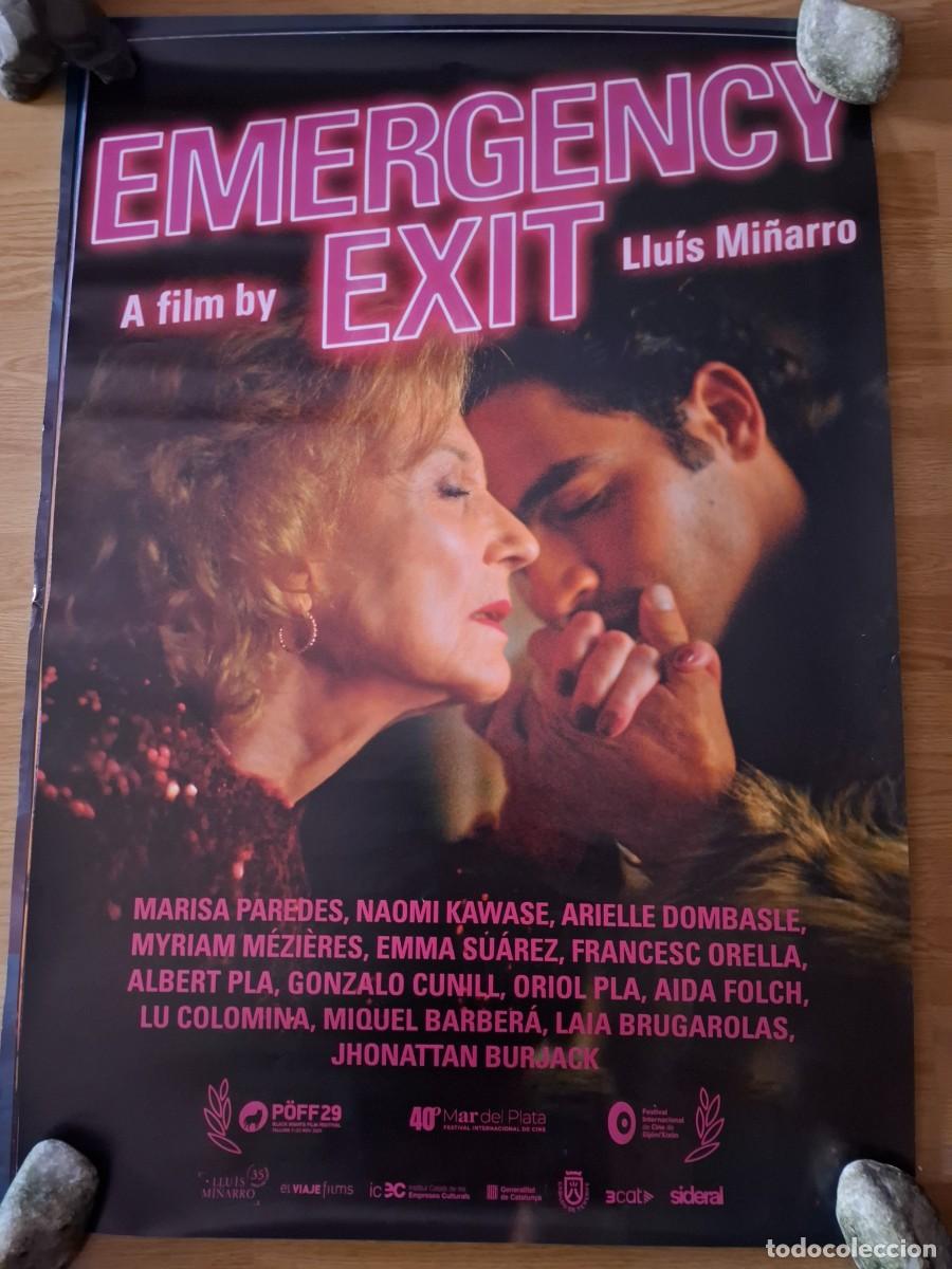 Cine: Emergency exit - aprox 70x100 Cartel ORIGINAL cine (L134)