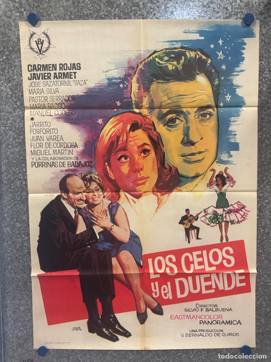 Cine: Los celos y el duende, Carmen Rojas, Javier Armet, A&ntilde;o 1967, POSTER ORIGINAL