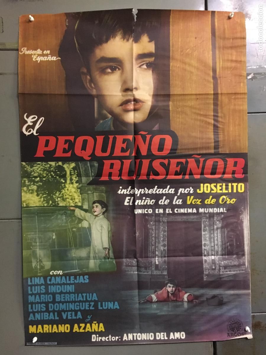 Cinema: AFH13 EL PEQUE&Ntilde;O RUISE&Ntilde;OR JOSELITO POSTER ORIGINAL 70X100 ESTRENO h0