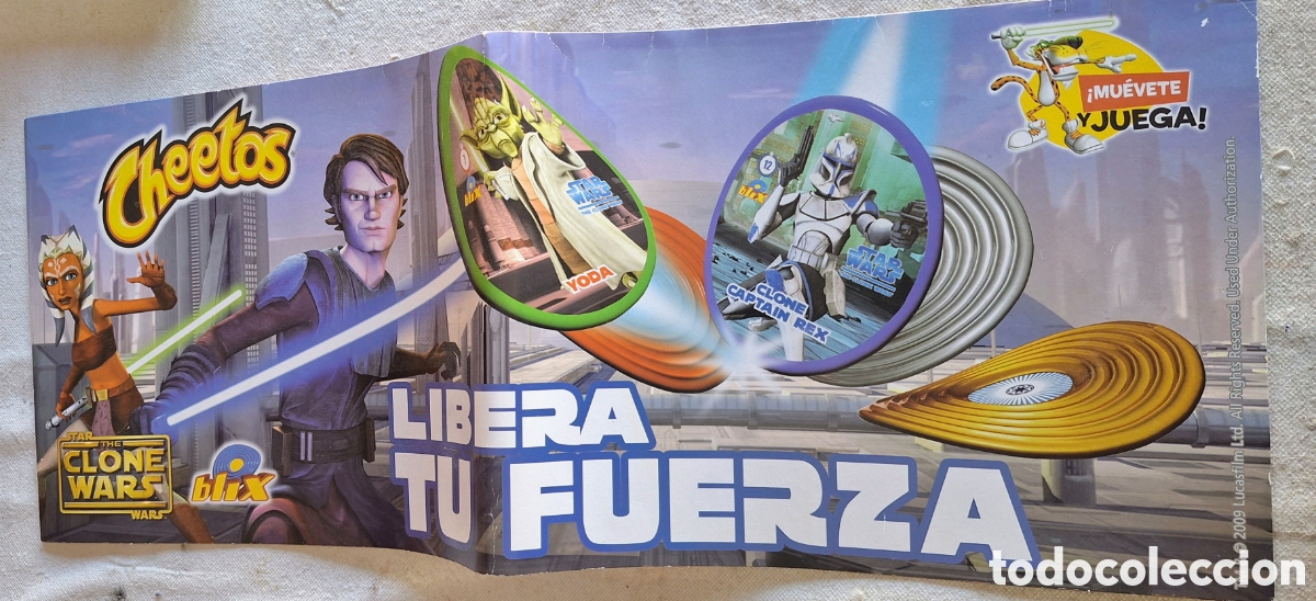 Cine: Cartel promocion Cheetos Blix The Clone Wars