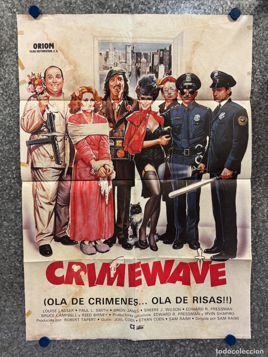 Cine: Crimewave, Louise Lasser, Brion James, POSTER ORIGINAL