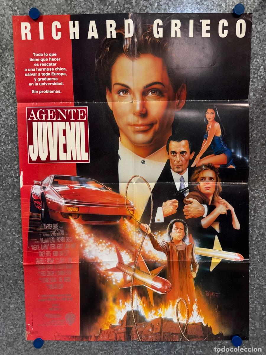 Cine: Agente juvenil, Richard Grieco, Linda Hunt, A&ntilde;o 1991, POSTER ORIGINAL