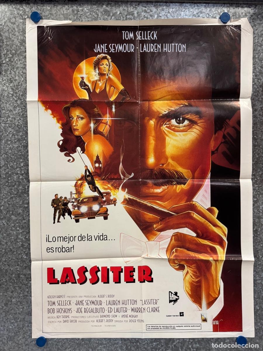 Cine: Lassiter, Tom Selleck, Lauren Hutton, POSTER ORIGINAL