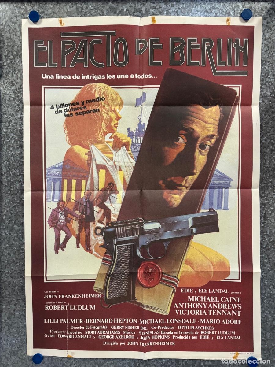 Cine: El pacto de Berlin, Michel Caine, Victoria Tennant, A&ntilde;o 1986, POSTER ORIGINAL