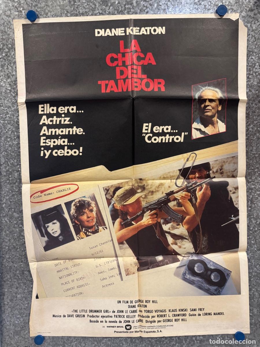 Cine: La chica del tambor, Yorgo Voyagis, Klaus Kinski, A&ntilde;o 1985, POSTER ORIGINAL