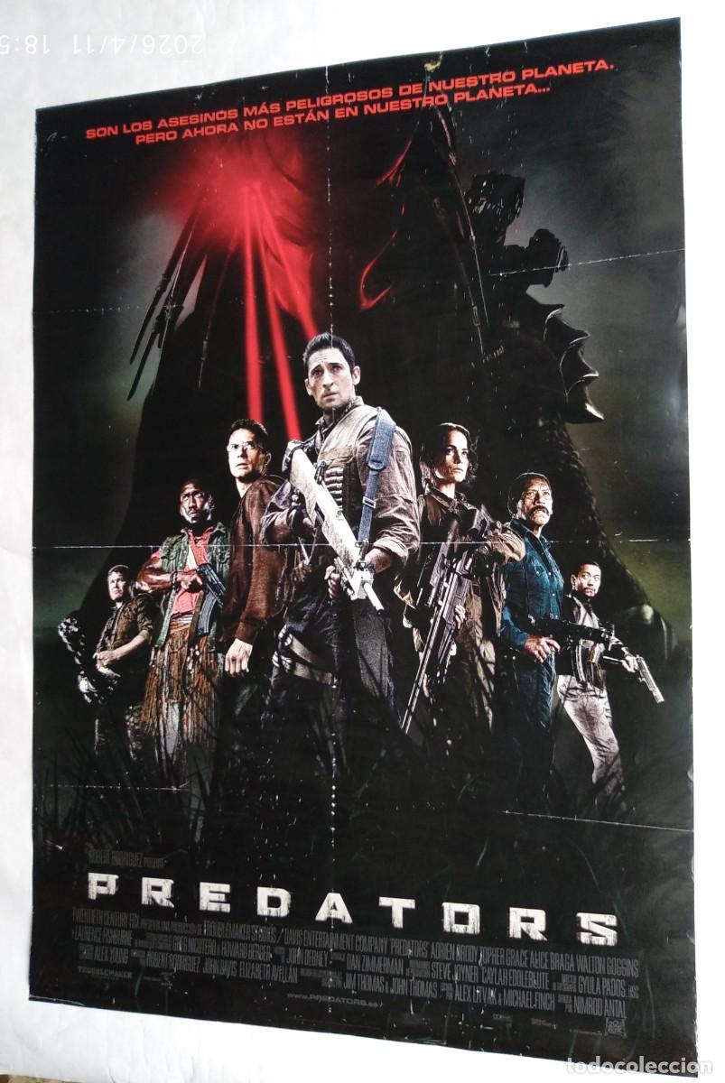 Cine: PREDATORS, con Adrien Brody P&Oacute;STER 68 X 98 cms..