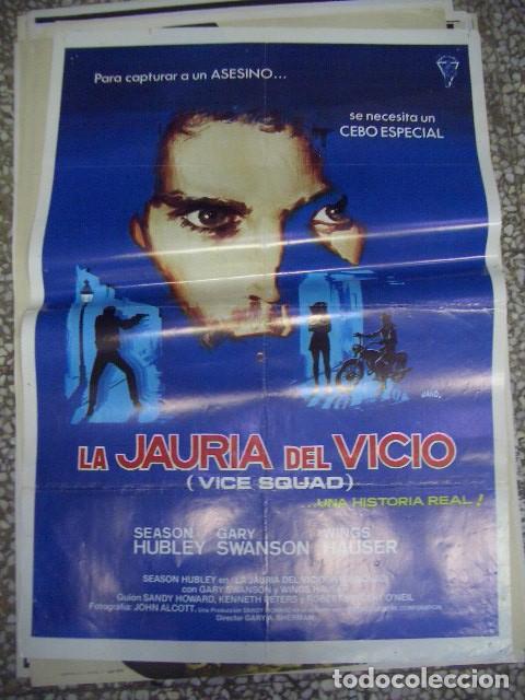 Cine: P&oacute;ster original 70x100cm La jaur&iacute;a del vicio - Gary Swason, Wings Hauser