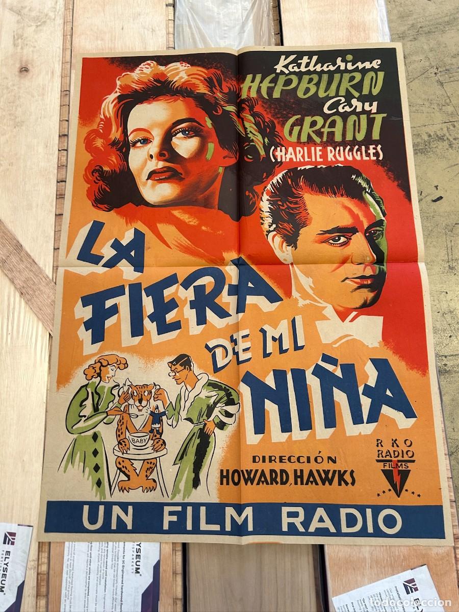 Cine: LA FIERA DE MI NI&Ntilde;A CARTEL 1,00X0,70M MAQUETA ORIGINAL EN ALGUNO PONE TINTAS Y AUTOR DEL DIBUJO