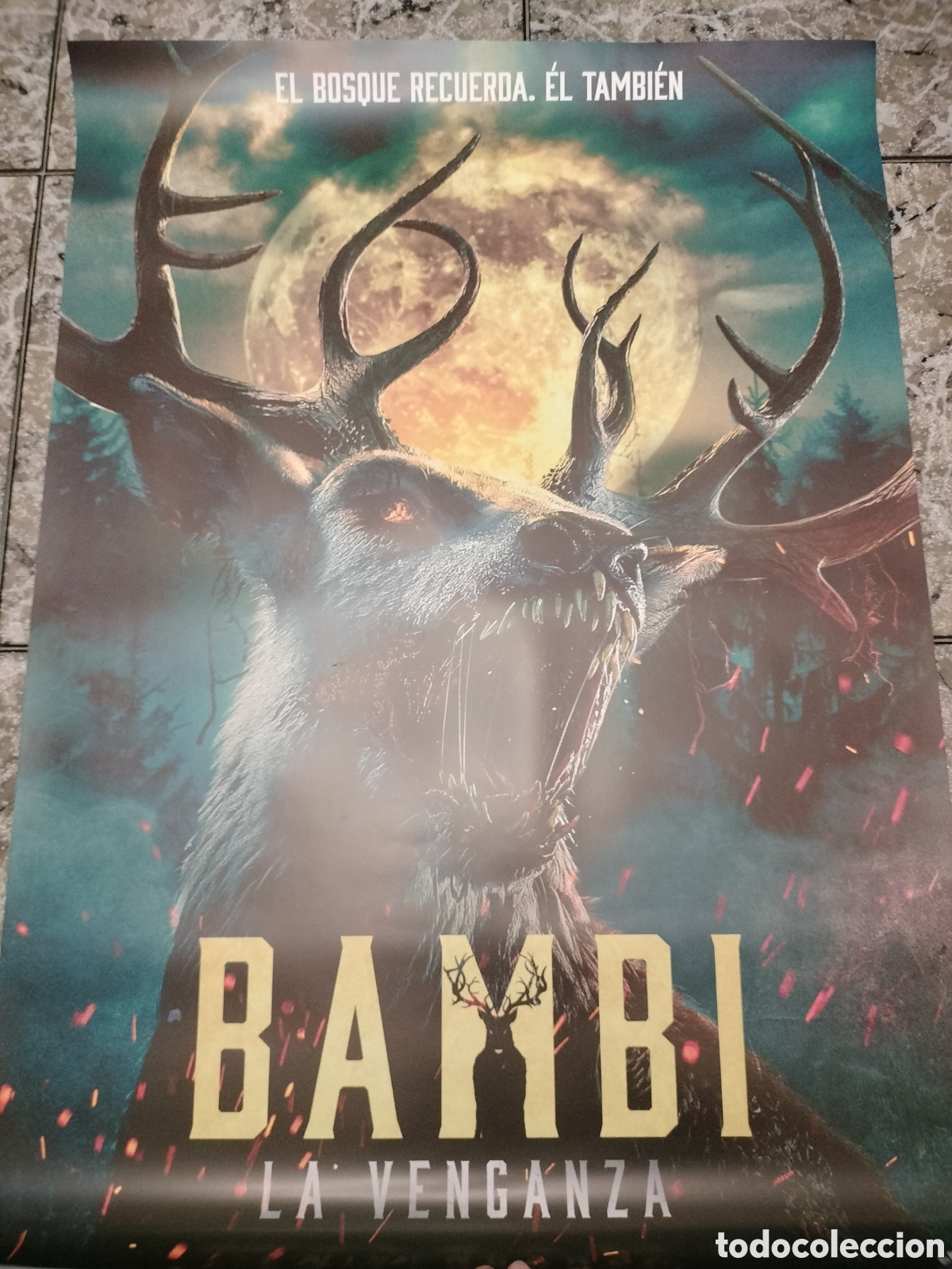 Cine: Poster Original Bambi la Venganza 100x70