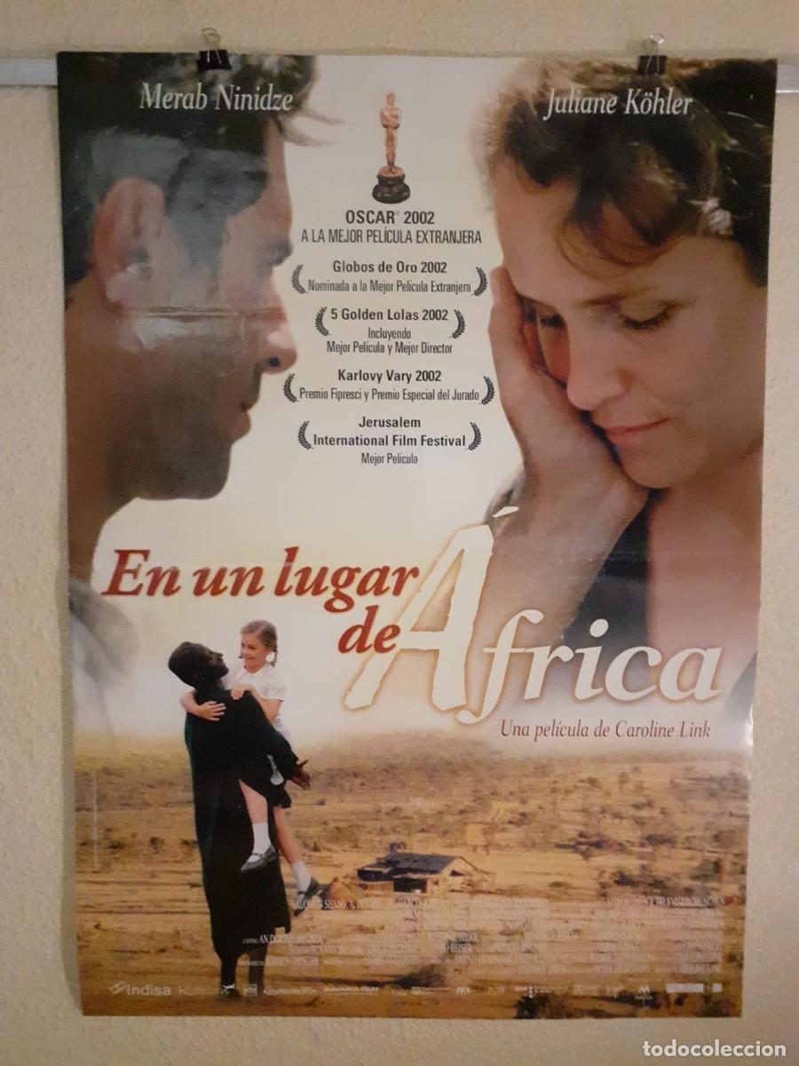 Cine: Cartel Cine Original En Alg&uacute;n Lugar De &Aacute;frica 2001